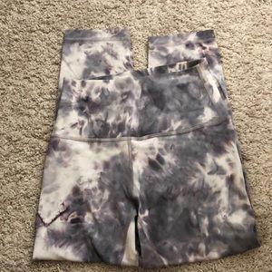 Diamond Dye Graphite Pink 21” Crop Align Legging